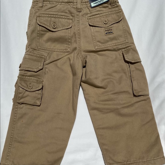 NWT Baby Gap Toddler 3 Years Khaki Cargo Pants - Picture 3 of 6
